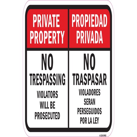 Signmission Safety Sign, 12 in Height, Aluminum, 24963 A-1218-24963
